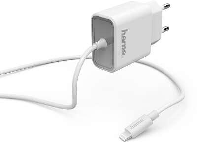 Сетевое зар./устр. Hama H-183314 18W 3A (PD) для Apple белый (00183314)