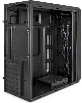 Корпус MIDITOWER ATX W/PSU 2xUSB3.0+TypeC аудио черный XP-332UC EX287371RUS EXEGATE