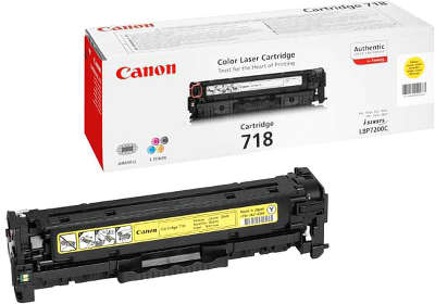 Картридж Canon C718Y (жёлтый)