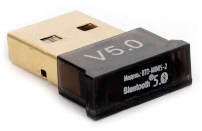 Gembird Адаптер Bluetooth, ультратонкий корпус, v.5.0, 20 метров, USB (BTD-MINI5-2)