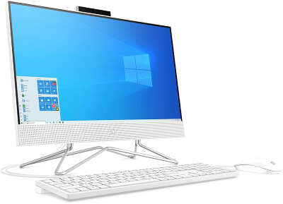 Моноблок HP AIO 22-df0001ur 21.5" FHD i3 1005G1/4/1000/GF MX330 2G/WF/BT/Cam/Kb+Mouse/W10,белый (14P40EA)