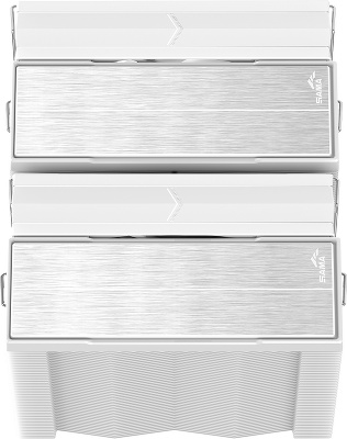 Кулер для процессора/ CPU Cooler SAMA A60W (265W, 4-pin PWM, 156.5mm, 6x6mm, 2x120mm, 78CFM, 29dBA, 2200RPM, S: 1851/1700/1200/115X, AM5/AM4, white)