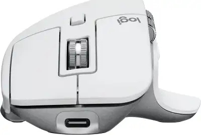 Мышь Logitech MX Master 3S светло-серый оптическая 8000dpi беспров. BT/Radio USB 5but (910-006566)