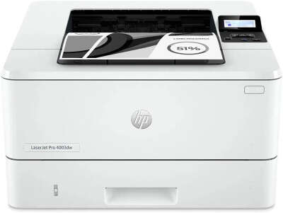 Принтер лазерный HP LaserJet Pro 4003dw (A4, 1200dpi, 40ppm, 256Mb, Duplex, Lan, WiFi, USB) (2Z610A)