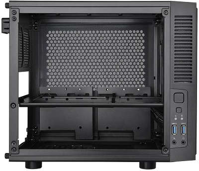 Корпус Thermaltake Case Suppressor F1, window, Black, w/o PSU, mITX