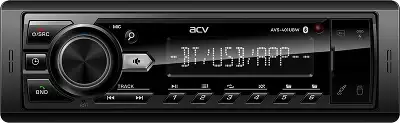 Автомагнитола ACV AVS-401UBW 1DIN 4x50Вт v5.0 USB 2.0 AUX 1.3" 2 RDS (43343)