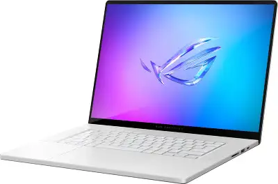 Ноутбук Asus ROG Zephyrus G16 GA605WV-QR118 Ryzen AI 9 HX 370 16Gb SSD1Tb NVIDIA GeForce RTX4060 8Gb 16" OLED 2.5K (2560x1600) без ОС white WiFi BT Cam Bag (90NR0JA2-M006K0)