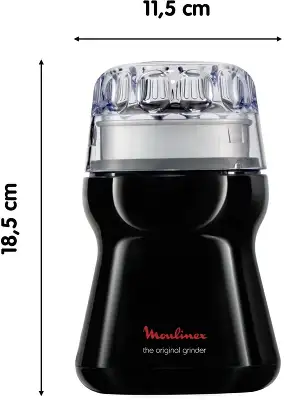 Кофемолка Moulinex AR110830 180Вт сист.помол.:ротац.нож вместим.:50гр черный