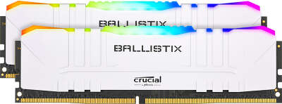 Набор памяти DDR4 DIMM 2x16Gb DDR3000 Crucial Ballistix RGB White (BL2K16G30C15U4WL)
