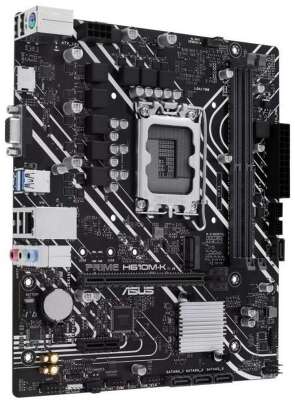 Материнская плата ASUS PRIME H610M-K (LGA1700/H610/2xDDR5/mATX/VGA, HDMI) (90MB1GA0-M0EAY0)