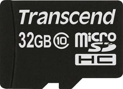Карта памяти 32 Гб Micro SDHC Transcend Class 10 [TS32GUSDC10]