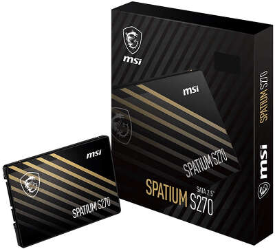 Твердотельный накопитель SATA3 480Gb [S78-440E350-P83] (SSD) MSI SPATIUM S270