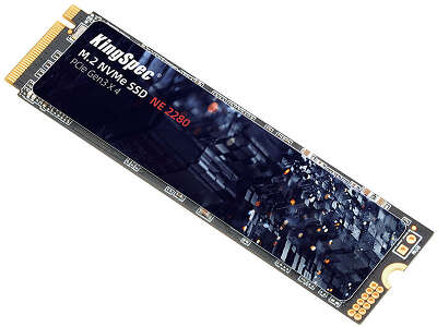 Накопитель SSD KINGSPEC 512Gb NE-512 2280 (M.2 2280 PCI-E Gen3 x4 NVMe, R/W 2400/1700MB/s, 250TBW) (NE-512 2280)