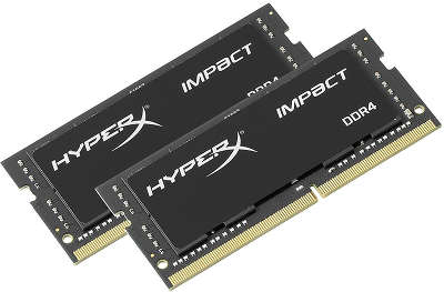 Набор памяти SO-DIMM DDR4 2*8192 Mb DDR2400 Kingston HyperX Impact