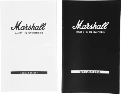 Гарнитура накладные Marshall Major V черный беспроводные bluetooth оголовье (MAJOR V BLACK)