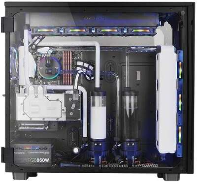 Корпус Thermaltake View 91 TG RGB, черный, ATX, Без БП (CA-1I9-00F1WN-00)