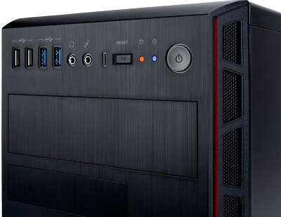 Корпус In-Win EMR065, черный, mATX, U3+U2 500W (6143596)