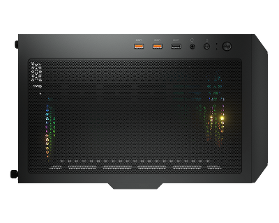 Корпус COUGAR Airface RGB, черный, ATX, Без БП (CGR-5ZD1B-AIR-RGB)