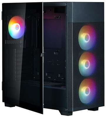Корпус MidiTower Zalman S5 Neo black (ATX, без БП, FRGB, 2xUSB Type-A) (Zalman S5 Neo)