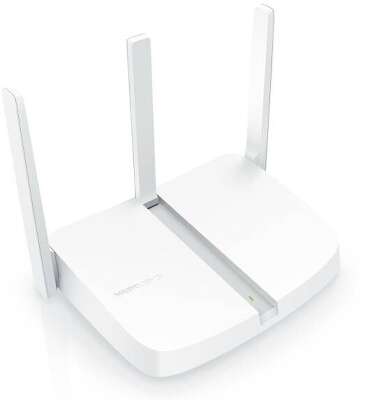 Mercusys MW305R Wi-Fi роутер N300, до 300 Мбит/с на 2,4 ГГц, LAN 3x10/100 Мбит/с, WAN 1x10/100 Мбит/с, 3 антенны
