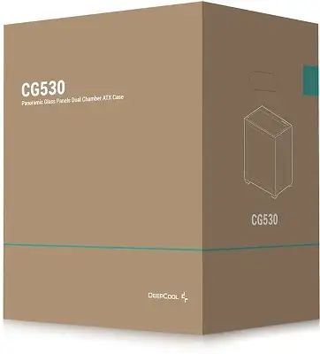 Корпус Mid Tower Deepcool CG530 Black (ATX, без БП, 2*USB3.0 Type-A+USB2.0 Type-A) (R-CG530-BKNDA0-G-1)