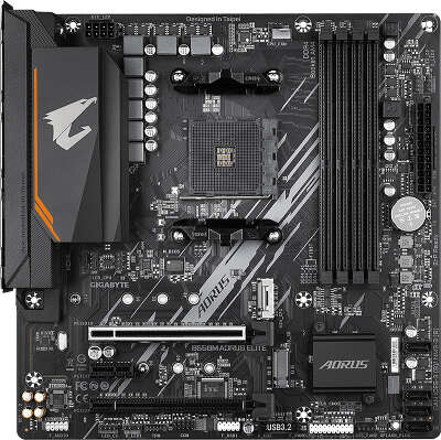 Материнская плата mATX LGAAM4 GIGABYTE B550M AORUS ELITE