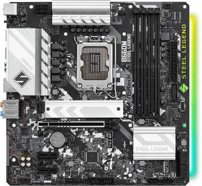 Материнская плата mATX LGA1700 ASRock B660M STEEL LEGEND