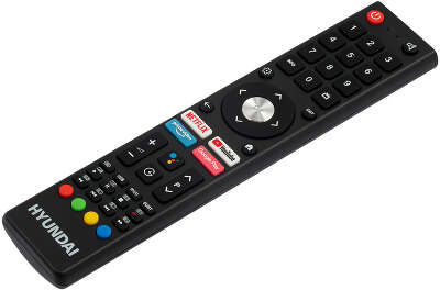 Телевизор QLED Hyundai 55" H-LED55QBU7500 Android TV Frameless черный/серебристый 4K Ultra HD 60Hz DVB-T DVB-T2 DVB-C DVB-S DVB-S2 USB WiFi Smart TV
