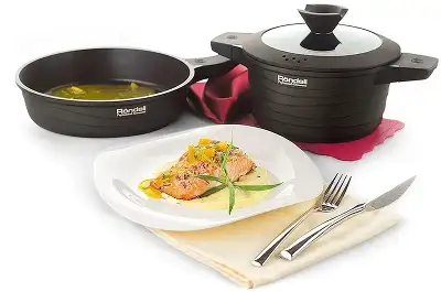 Сковорода Rondell Walzer RDA-768 круглая 26см покрытие: TriTitan ручка несъемная (без крышки) черный