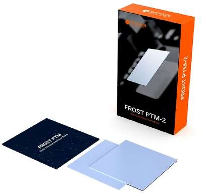Термопрокладка ID-COOLING FROST PTM-2  (160шт/кор, 40x40x0.2mm, 8.5 W/m-K, Gray) 2шт.  BOX