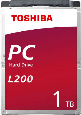 Жесткий диск 2.5" SATA-III 1TB [HDWL110UZSVA] Toshiba L200 Slim, 5400rpm, 128MB Cache