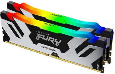 Модуль памяти DIMM 96GB (48GBх2) DDR5-6000 RGB KF560C32RSAK2-96 KINGSTON