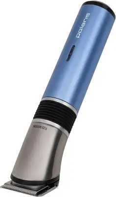 Машинка для стрижки Polaris PHC 0401RB голубой (насадок в компл:1шт)