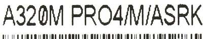 Материнская плата mATX LGAAM4 ASRock A320M Pro4