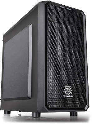 Корпус Thermaltake Versa H15 черный без БП mATX 4x120mm 1xUSB2.0 1xUSB3.0