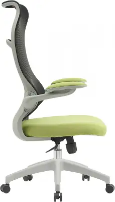 Кресло Cactus CS-GMC505-GYGN черный сиденье салатовый сетка/ткань крестов. пластик пластик серый