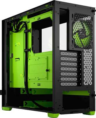 Корпус Fractal Design Pop Air RGB Green, черный/зеленый, ATX (FD-C-POR1A-04)