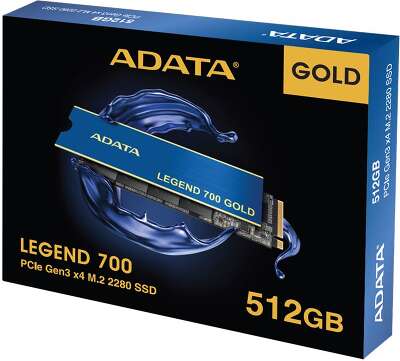 Твердотельный накопитель NVMe 512Gb [SLEG-700G-512GCS-S48] (SSD) ADATA Legend 700 GOLD