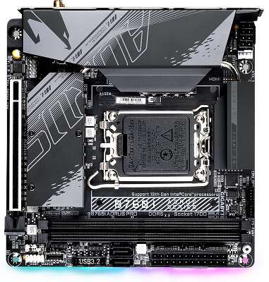 Материнская плата mini-ITX LGA1700 GIGABYTE B760I AORUS PRO