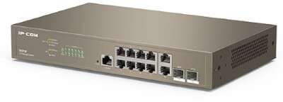 IP-COM G5312F Коммутатор управляемый в стойку, 10*1Gbit RJ45, 2*SFP 1Gbit,  console port