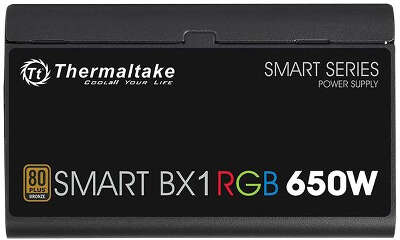 Блок питания 650W Thermaltake ATX Smart BX1 RGB 80+ bronze