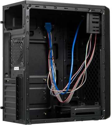 Корпус Accord E-01 черный без БП ATX 1x80mm 1x92mm 2x120mm 2xUSB2.0 1xUSB3.0 audio