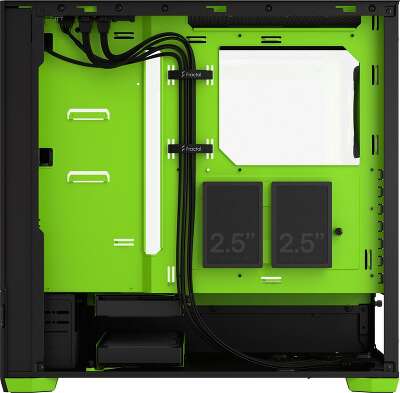 Корпус Fractal Design Pop Air RGB Green, черный/зеленый, ATX (FD-C-POR1A-04)
