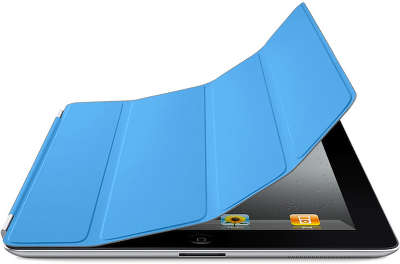 Полиуретановый чехол Apple Smart Cover для iPad 2/3/4, Blue [MD310]