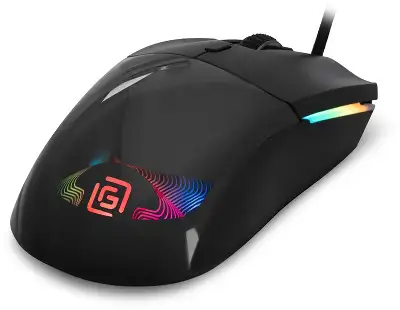 Мышь Оклик 714GM черный оптическая 7200dpi USB 6but (1620717)
