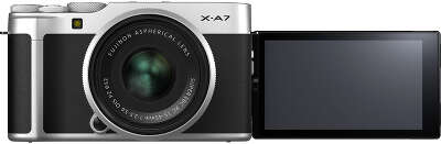 Цифровая фотокамера Fujifilm X-A7 Silver kit (XC15-45 мм f/3.5-5.6 OIS)