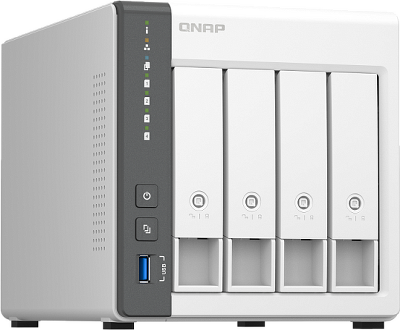 Системы хранения данных QNAP CHANNEL QC 2GhzCPU/4Gb/upto 4HDD, upto 12 with TL-D800C/SATA(3,5'')/ 1xUSB3.2 2xUSB2.0/1x1GbE 1x2,5GbE/iSCSI/1xPS/2YW D4 (REV. C)