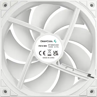 Вентилятор для корпуса Deepcool FD14 140х140x25 белый 4-pin 25.6дБ (R-FD14-WHNPN1-G) Ret