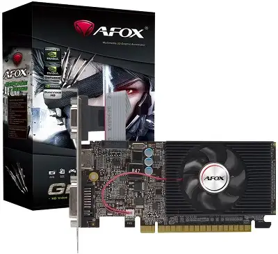 Видеокарта Afox PCI-E 3.0 AF610-1024D3L7-V6 NVIDIA GeForce GT 610 1Gb 64bit GDDR3 810/1333 DVIx1 HDMIx1 CRTx1 HDCP Ret
