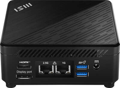 Неттоп MSI Cubi 5 12M-014XRU i5 1235U (1.3) 16Gb SSD512Gb Iris Xe без ОС 2.5xGbitEth+1xGbitEth WiFi BT 65W черный (9S6-B0A811-222)